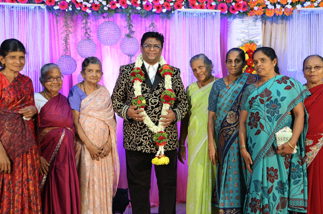The Founder - Director of Grace Ministry Mangaluru, Bro Andrew Richard celebrates his 55th Birthday in a grand way amidst a large number of devotees.