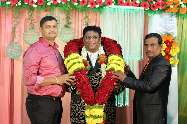 The Founder - Director of Grace Ministry Mangaluru, Bro Andrew Richard celebrates his 55th Birthday in a grand way amidst a large number of devotees.