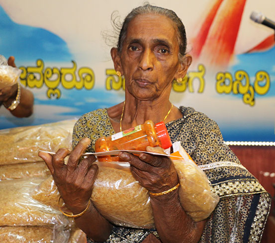 Grace Ministry Mangalore a Charitable organization organizes a charitable event