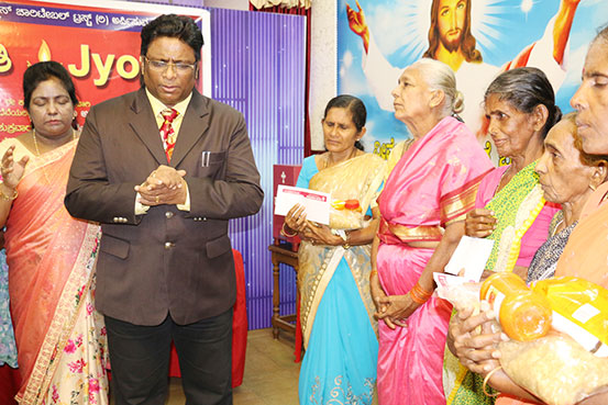 Grace Ministry Mangalore a Charitable organization organizes a charitable event