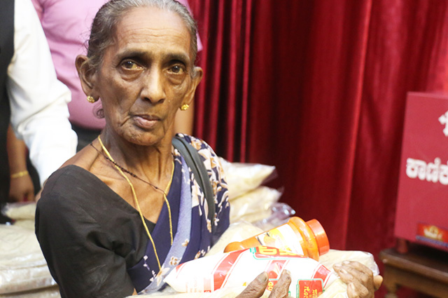 Grace Ministry holds charity program "Asare" to help the Poor and Needy in Mangalore here on Aug 25. More than 25 poor widows who are in distress were benefited by this program.