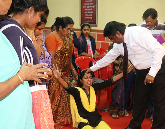 Grace Ministry celebrates New Year Prayer 2017 with immense grandeur at prayer center in Mangalore. Hundreds thronged to worship and receive God's blessing.