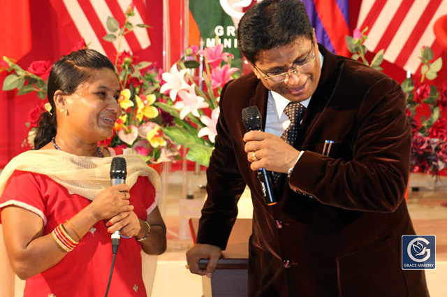 Women under the Demonic Possession for 12 long years testifies her extensive Deliverance after prayers at Grace Ministry at the Prayer Center in Mangalore.