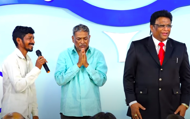 Cured of severe Heart Disease and Blood vomit instantly after prayers by Bro Andrew Richard at Grace Ministry prayer centre in Mangalore. Read the powerful Kannada Testimony.