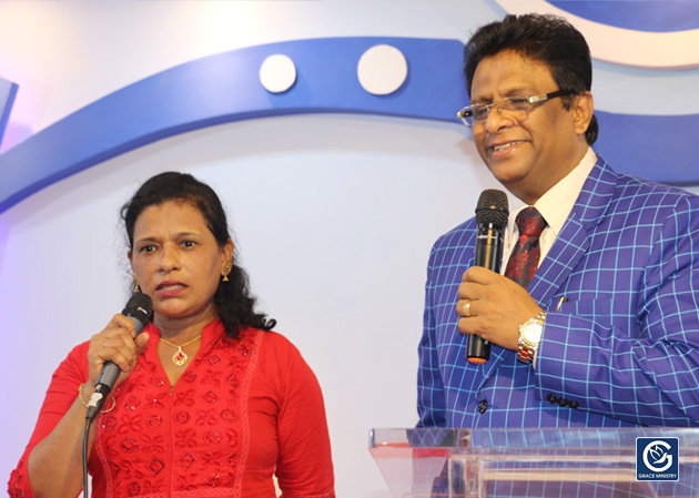 Instantly Healed from Stomach Gland through the prayers of Sis Hanna Richard while attended the retreat prayer of Grace Ministry at its prayer centre in Balmatta, Mangalore 