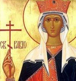 St Constantine was king of Cornwall. Unreliable tradition has him married to the daughter of the king of Brittany who on her death ceded his throne to his son. 