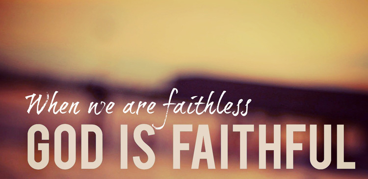 We serve a God of Faithfulness at all times. The human beings may be unfaithful at times, but God keeps up his promise and supplies all our needs because he is a faithful God. 