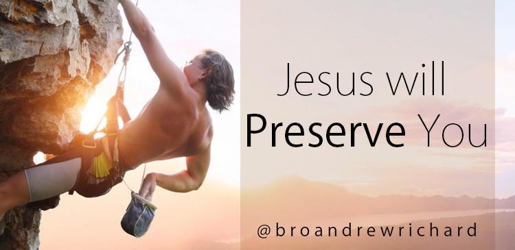 Jesus is the only one who preserves you and keeps you safe. The psalmist confesses that God is his hiding place in his troubled times and he is the one who preserved him.