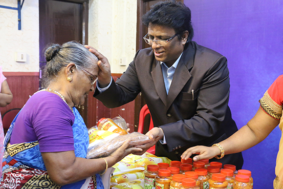 Grace Ministry a charitable organisation in Mangaluru holds a charitable program 