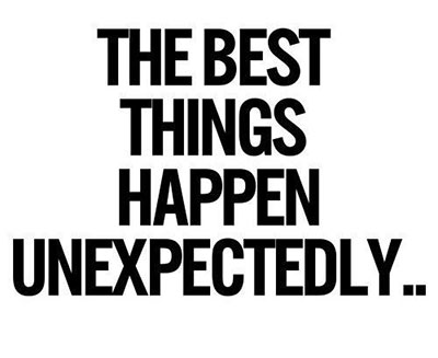 surprise is simply something good that you weren’t really expecting. It’s something that makes you feel special and lets you know that someone is thinking about you