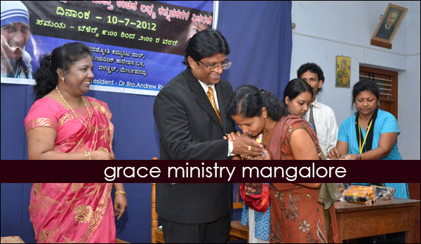 Grace Ministry Mangalore organized a free eye check-up and free spectacles distribution camp at Valachil, Mangalore.