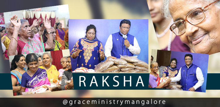 charity program "RAKSHA" by Grace Ministry in Mangaluru to promote the well-being to poor widows in India. 