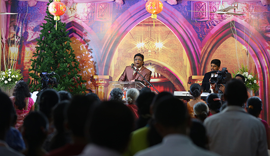 Grace Ministry celebrates Christmas 2016 with grandeur at prayer center, valachil, Mangalore. People thronged to celebrate Christmas with pomp & purity.