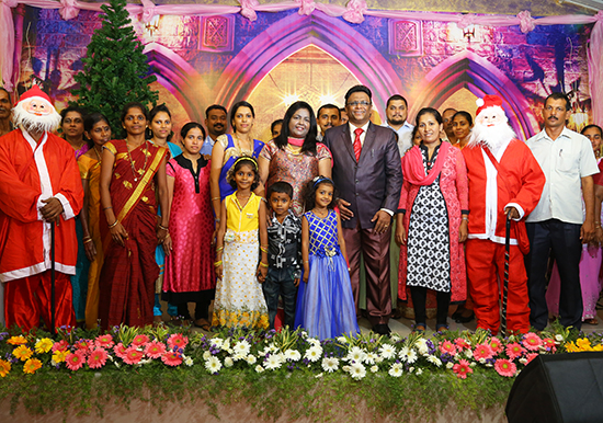 Grace Ministry celebrates Christmas 2016 with grandeur at prayer center, valachil, Mangalore. People thronged to celebrate Christmas with pomp & purity.