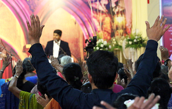 Grace Ministry celebrates Christmas 2016 with grandeur at prayer center, valachil, Mangalore. People thronged to celebrate Christmas with pomp & purity.