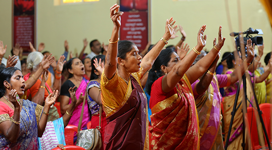 Grace Ministry celebrates Christmas 2016 with grandeur at prayer center, valachil, Mangalore. People thronged to celebrate Christmas with pomp & purity.