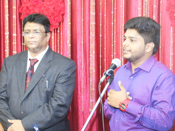 Isaac Richard son of Bro Andrew Richard celebrates his 24th Birthday in a grandeur way at Grace Ministry Prayer Hall in Mangaluru here on June 16, 2017 