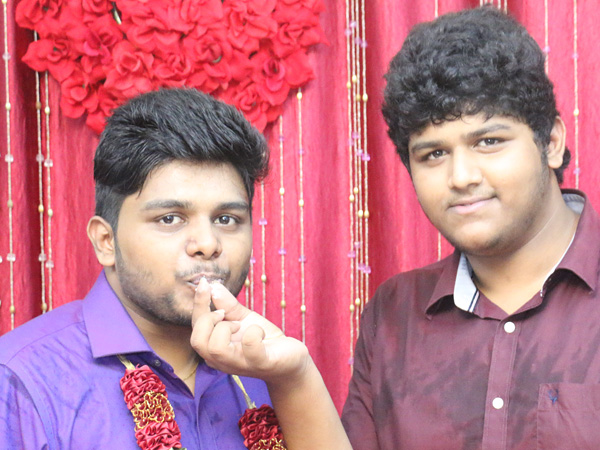 Isaac Richard son of Bro Andrew Richard celebrates his 24th Birthday in a grandeur way at Grace Ministry Prayer Hall in Mangaluru here on June 16, 2017 