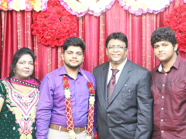 Isaac Richard son of Bro Andrew Richard celebrates his 24th Birthday in a grandeur way at Grace Ministry Prayer Hall in Mangaluru here on June 16, 2017 