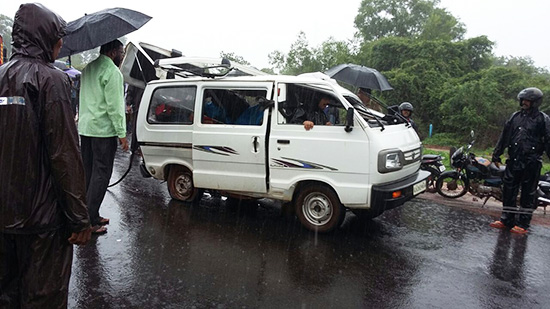 Grace Ministry Bro Andrew offered special prayers on Tuesday for eight children who were killed in a horrific road accident at Kundupara