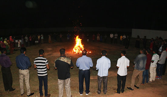 Grace Ministry celebrates New Year Prayer 2017 with immense grandeur at prayer center in Mangalore. Hundreds thronged to worship and receive God's blessing. 