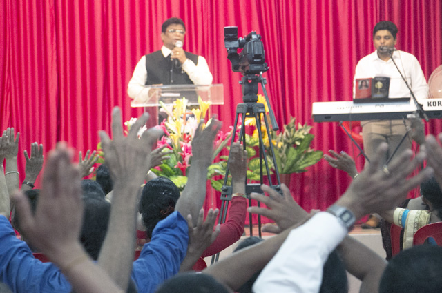 The 8 hours Night Vigil Prayer was held on July 1st, Saturday at Prayer Center, Mangalore by Grace Ministry. Enormous crowd came together to perceive God's Word and to invoke divine blessings of God 