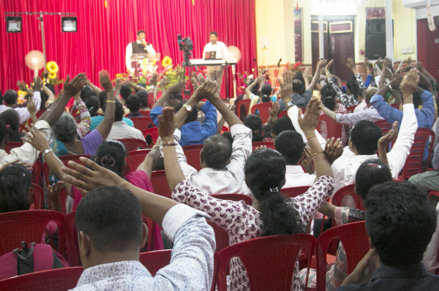 The 8 hours Night Vigil Prayer was held on July 1st, Saturday at Prayer Center, Mangalore by Grace Ministry. Enormous crowd came together to perceive God's Word and to invoke divine blessings of God 