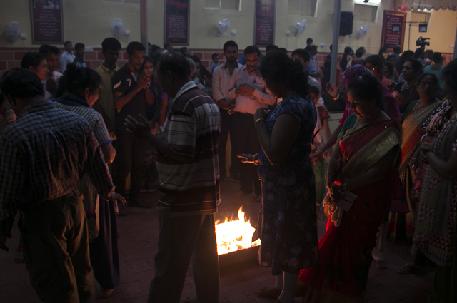 The 8 hours Night Vigil Prayer was held on July 1st, Saturday at Prayer Center, Mangalore by Grace Ministry. Enormous crowd came together to perceive God's Word and to invoke divine blessings of God 