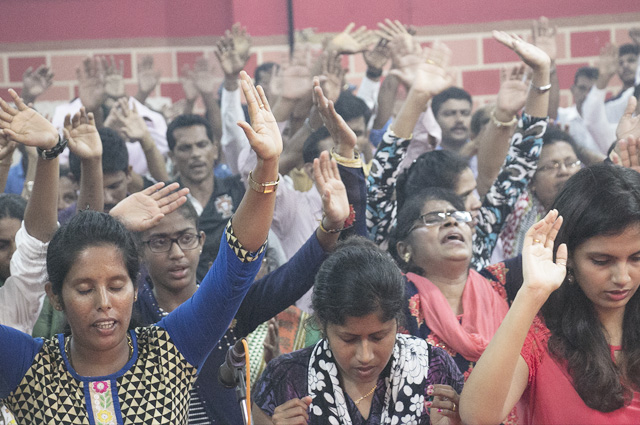 The 8 hours Night Vigil Prayer was held on July 1st, Saturday at Prayer Center, Mangalore by Grace Ministry. Enormous crowd came together to perceive God's Word and to invoke divine blessings of God 