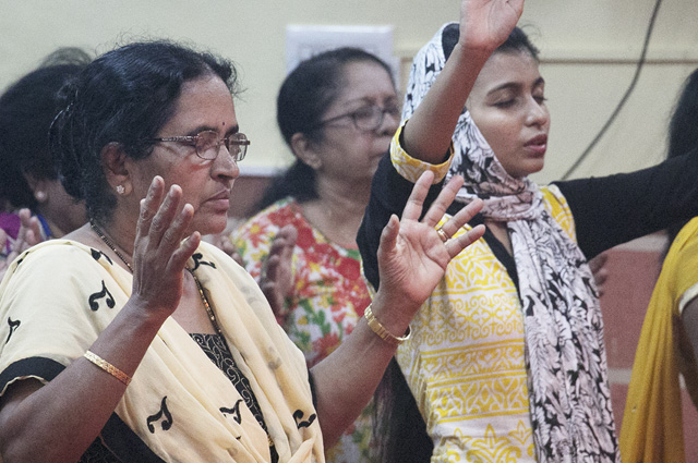 The 8 hours Night Vigil Prayer was held on July 1st, Saturday at Prayer Center, Mangalore by Grace Ministry. Enormous crowd came together to perceive God's Word and to invoke divine blessings of God 