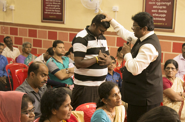 The 8 hours Night Vigil Prayer was held on July 1st, Saturday at Prayer Center, Mangalore by Grace Ministry. Enormous crowd came together to perceive God's Word and to invoke divine blessings of God 