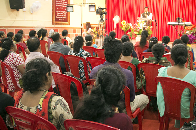 The 8 hours Night Vigil Prayer was held on July 1st, Saturday at Prayer Center, Mangalore by Grace Ministry. Enormous crowd came together to perceive God's Word and to invoke divine blessings of God 