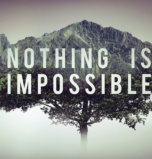 For with God, nothing shall be impossible. Luke 1:37. elieve God’s word and His promise. To the world, it might seem that God has stopped working in your life. Your belief should not be like the belief system of the world.