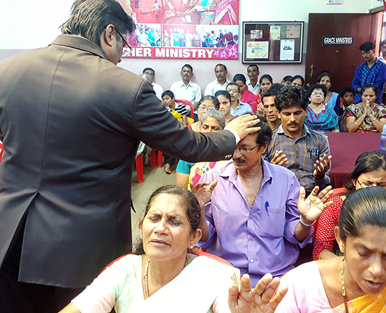 Grace Ministry organized special prayers for Prayer requests in Mangalore. Bro Andrew and prayer warriors prayed for every prayer request earnestly.