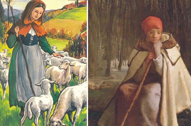 St. Germaine Cousin was born in 1579 at Pibrac, Germana. She is a French saint. She was born of humble parents at Pibrac, a village about ten miles from Toulouse.