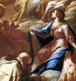 Saint Simon Stock, an Englishman who lived in the 13th century, was an early prior general of the Carmelite religious order. He lived as a hermit in a hollow tree trunk of an oak tree.