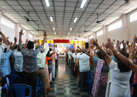 Grace Ministry Mangalore paid tribute to the martyrs of Uri attack at prayer center. We pray for their souls and for their families to bear the pain.