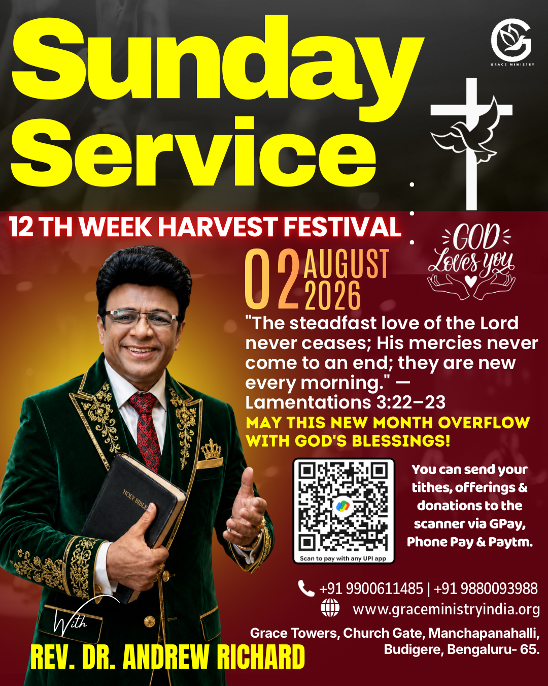 Join the Month of Miracles 2026 at Grace Ministry, Bangalore